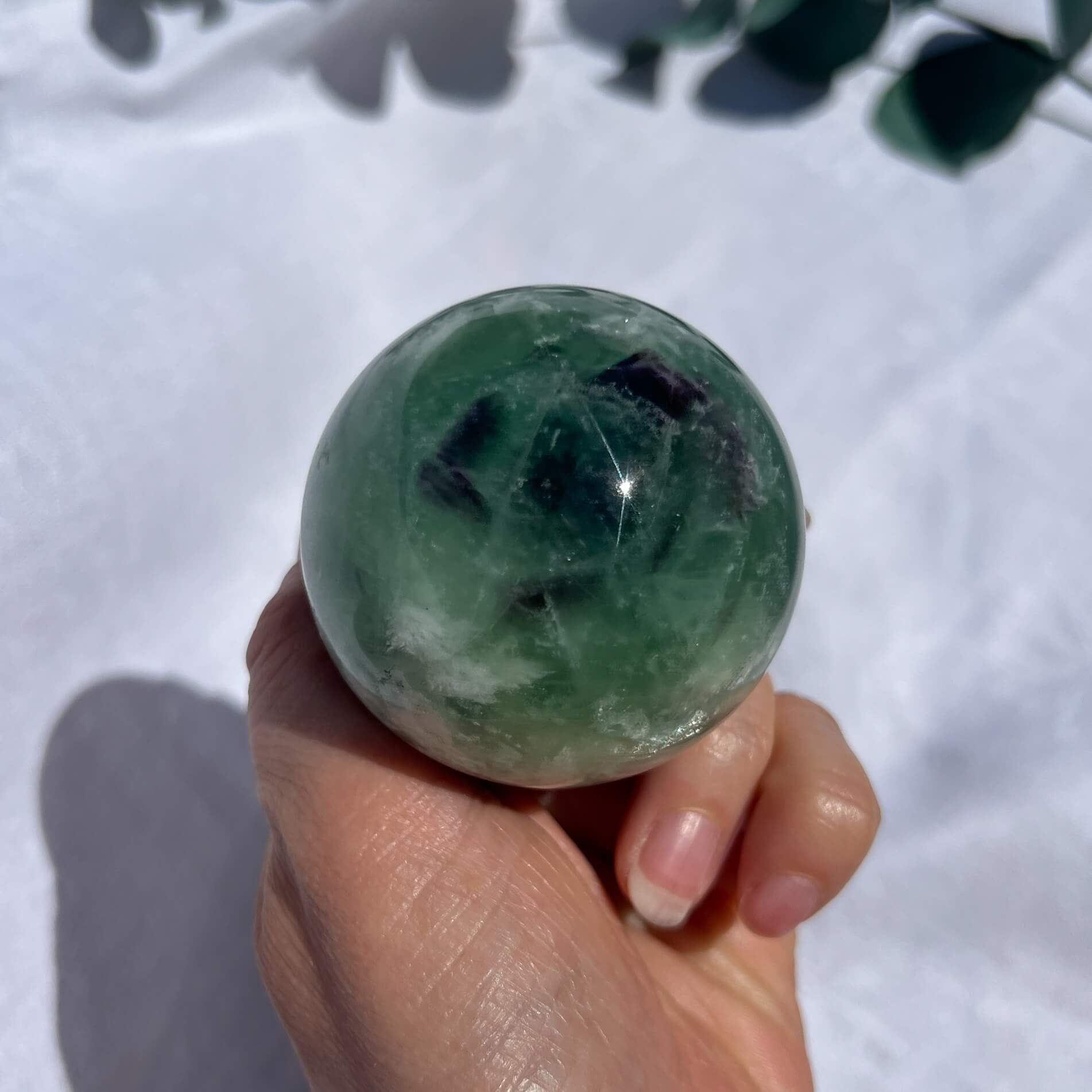 Fluorite Sphere B (Green & Blue)