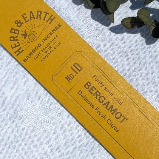 Herb & Earth Bergamot Incense Sticks