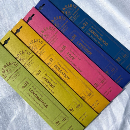 Herb & Earth Jasmine Incense Sticks