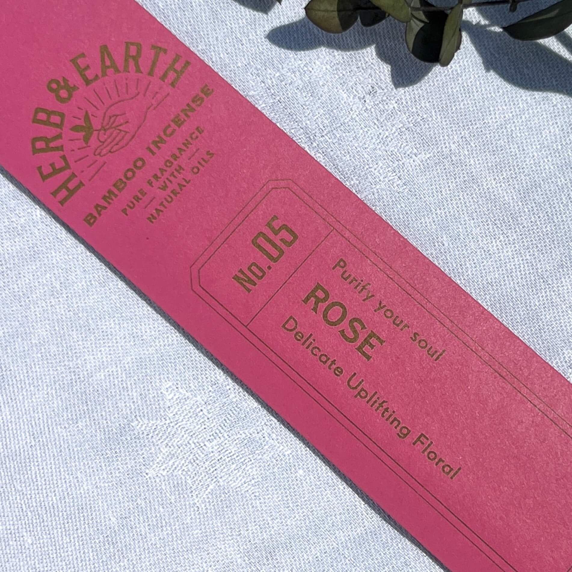 Herb & Earth Rose Incense Sticks