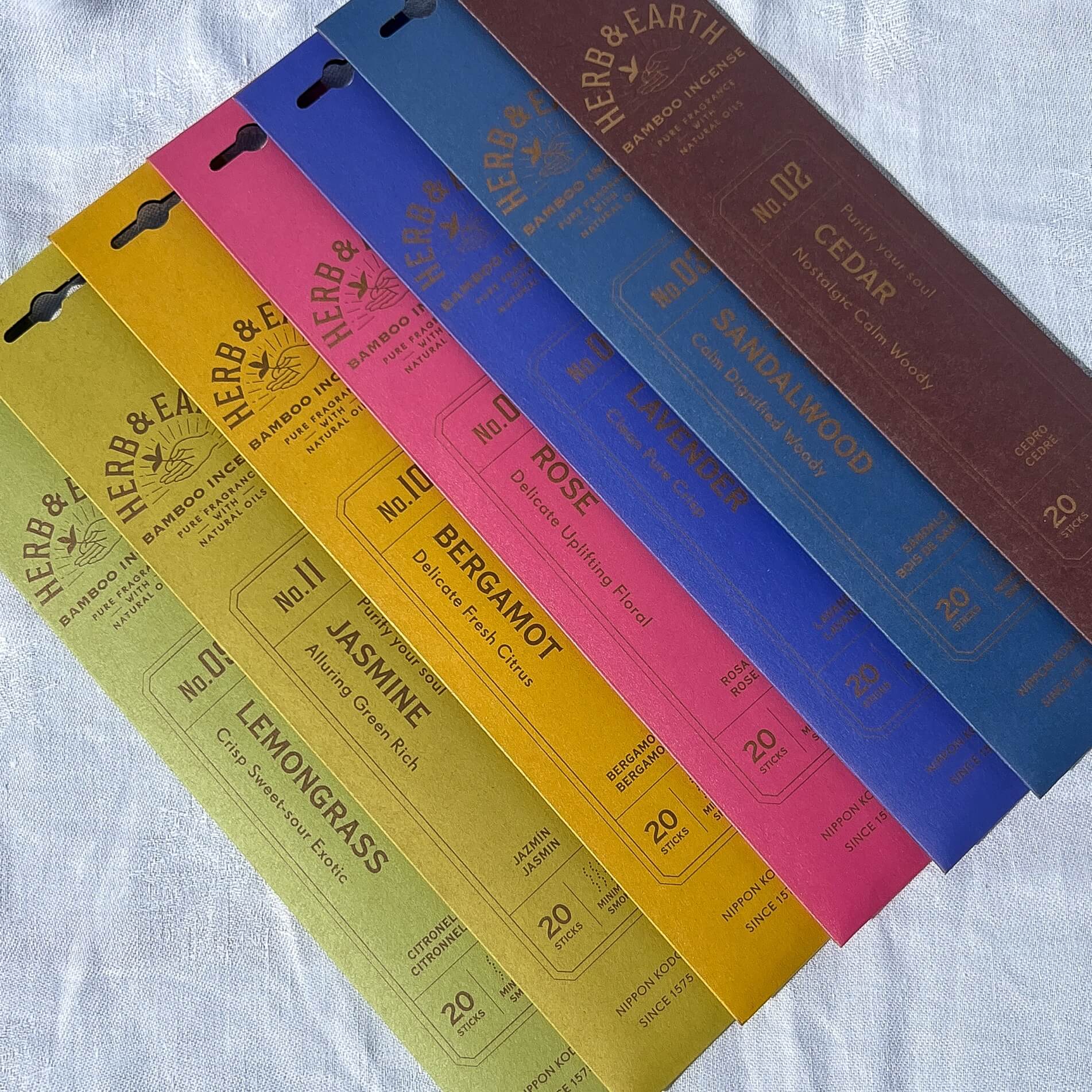 Herb & Earth Cedar Incense Sticks