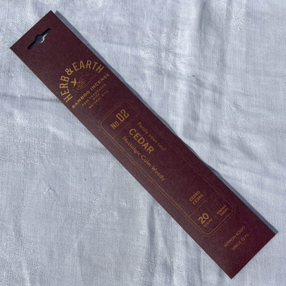 Herb & Earth Cedar Incense Sticks