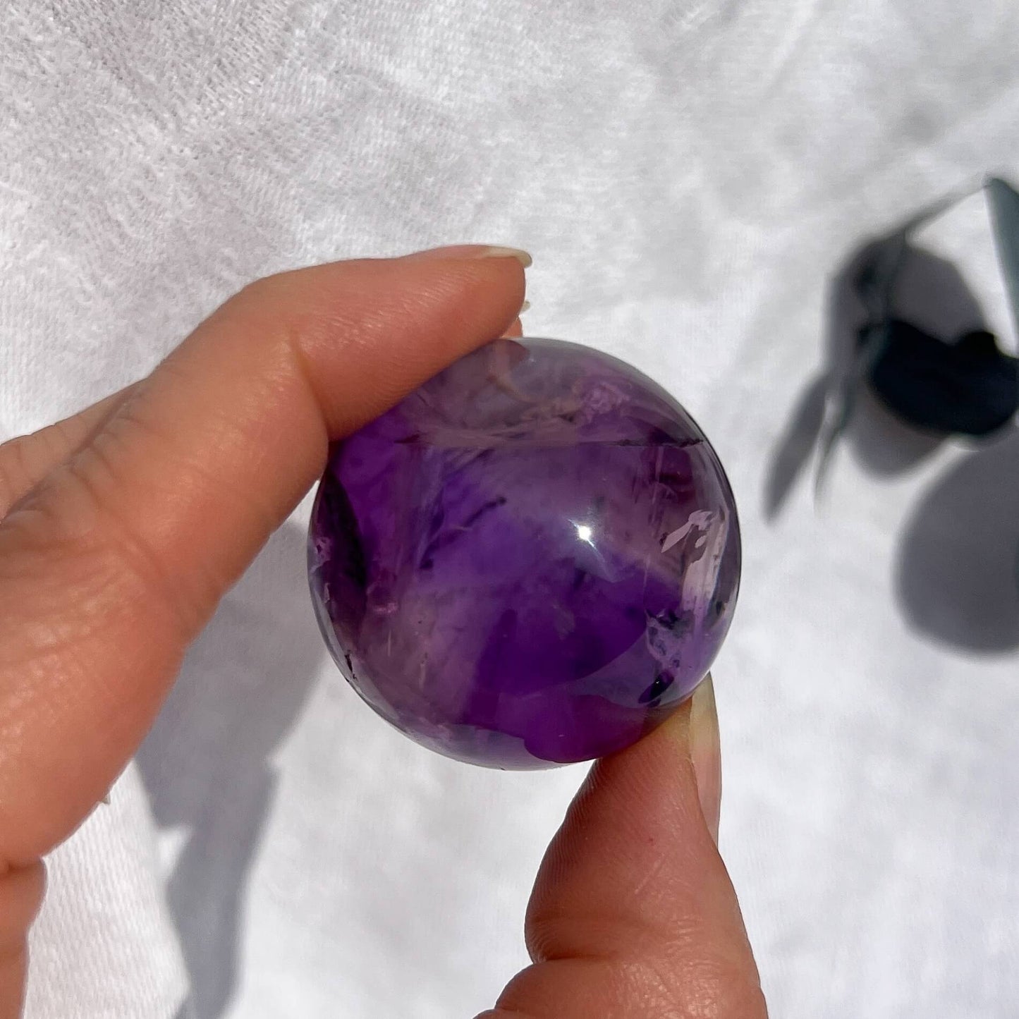 Amethyst Crystal Spheres - Super Extra Grade