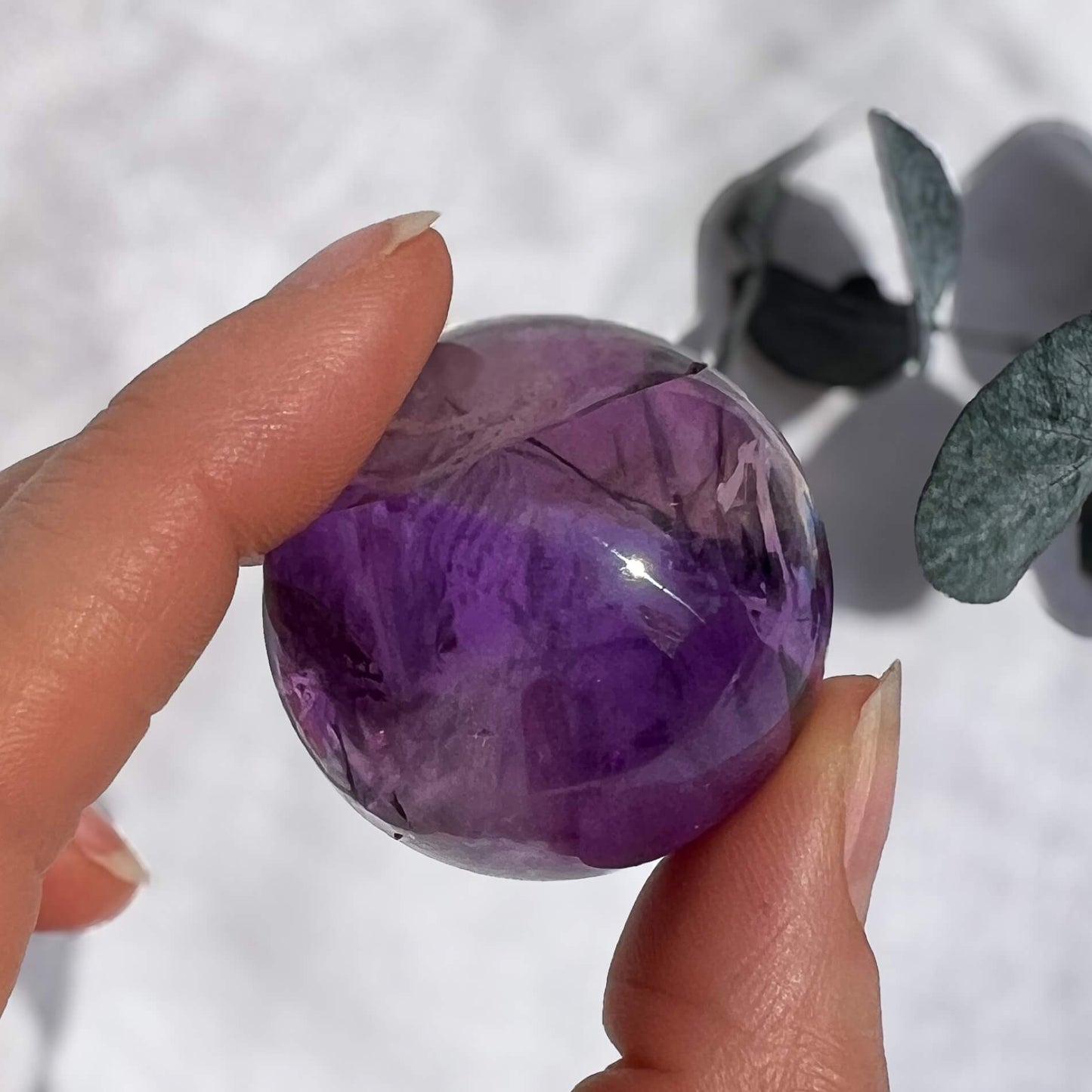 Amethyst Crystal Spheres - Super Extra Grade