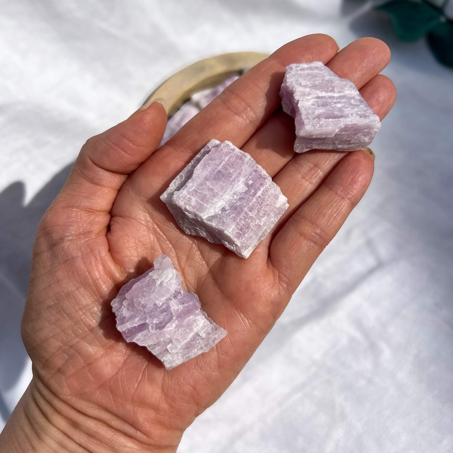 Kunzite Raw Crystal Pieces - Extra Small