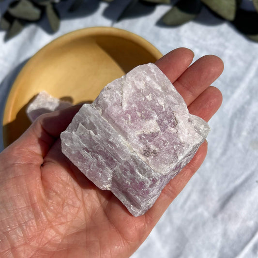 Kunzite Raw Crystal Pieces - Large