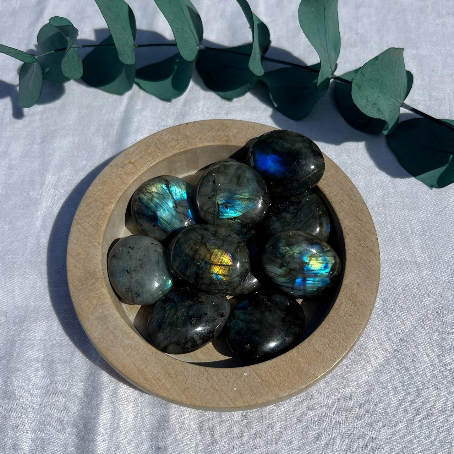 Labradorite Crystal Palmstones - Small