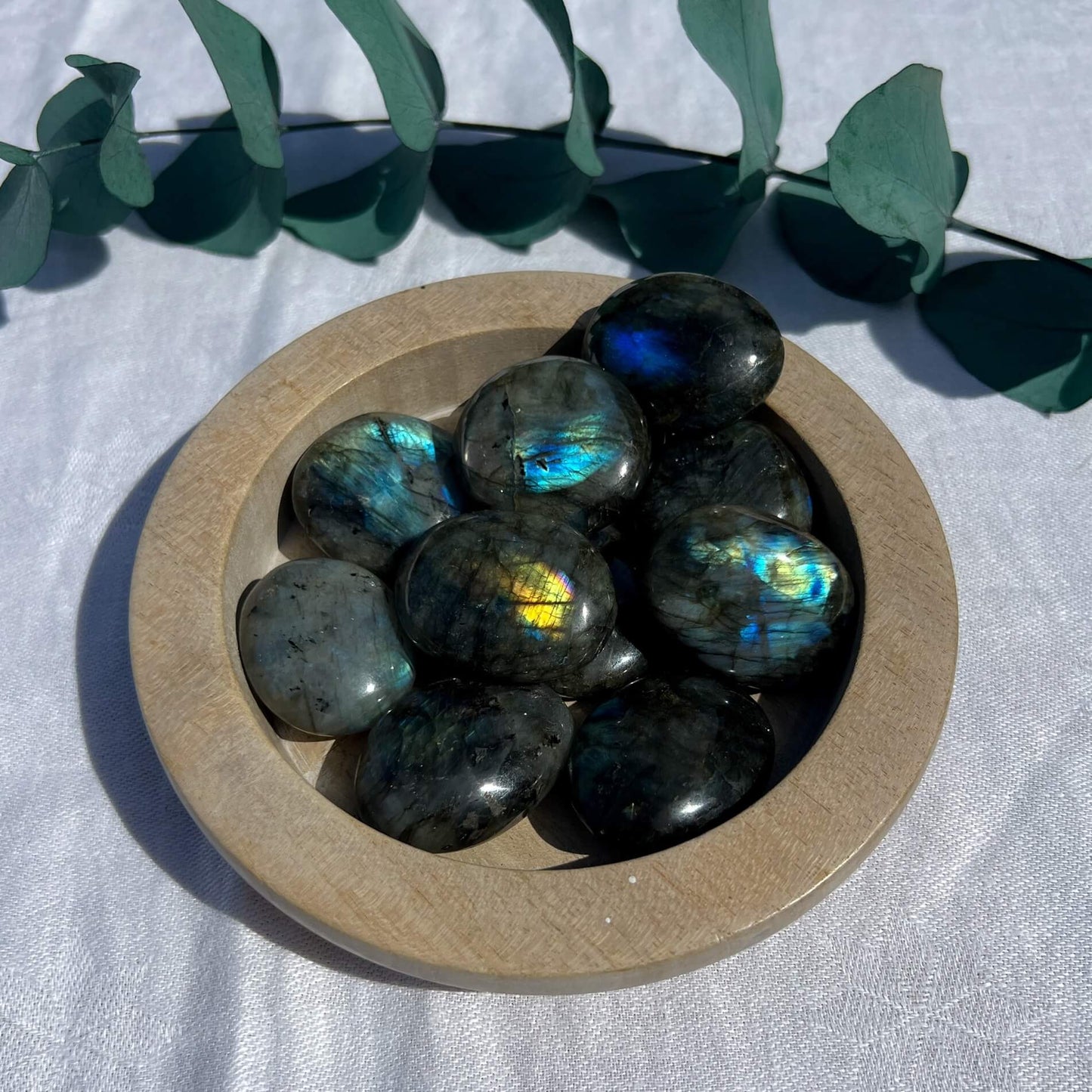 Labradorite Crystal Palmstones - Small