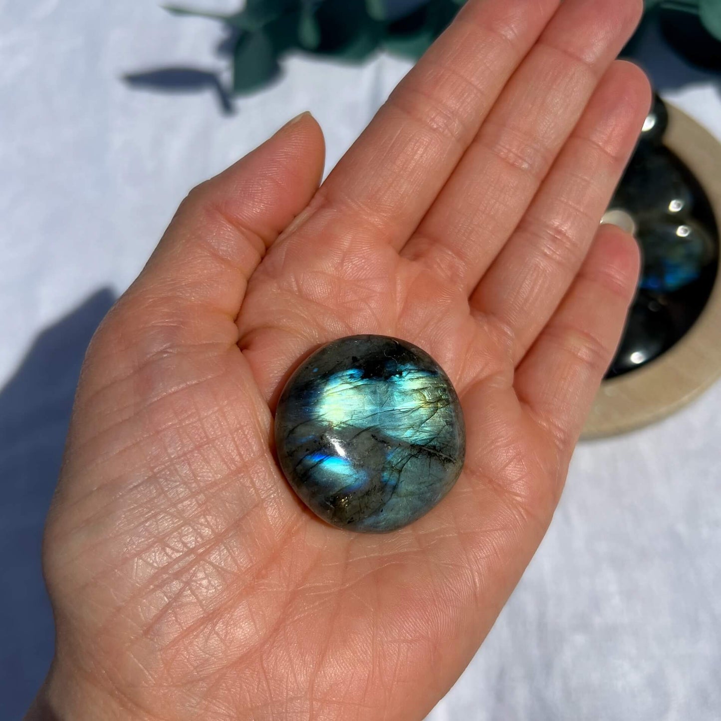 Labradorite Crystal Palmstones - Small