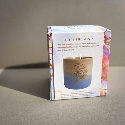 Meditation Candle: Sandalwood & Frankincense Essential Oil