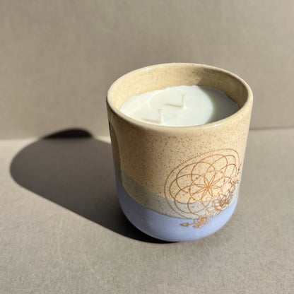 Meditation Candle: Sandalwood & Frankincense Essential Oil