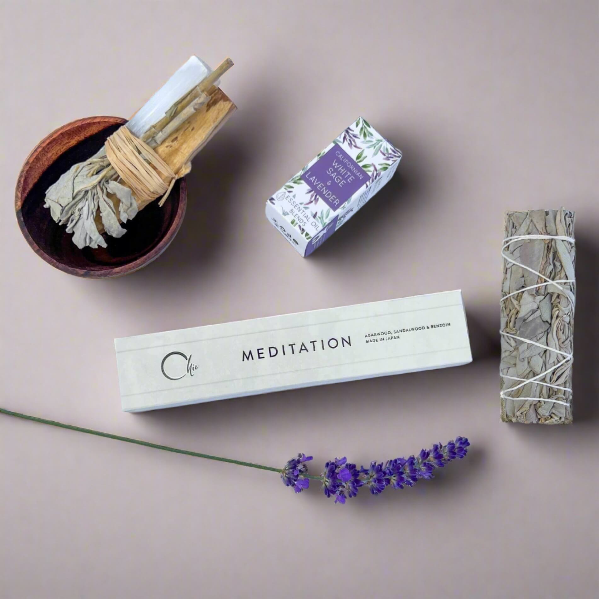 White Sage & Lavender Essential Oil Blend (10ml)