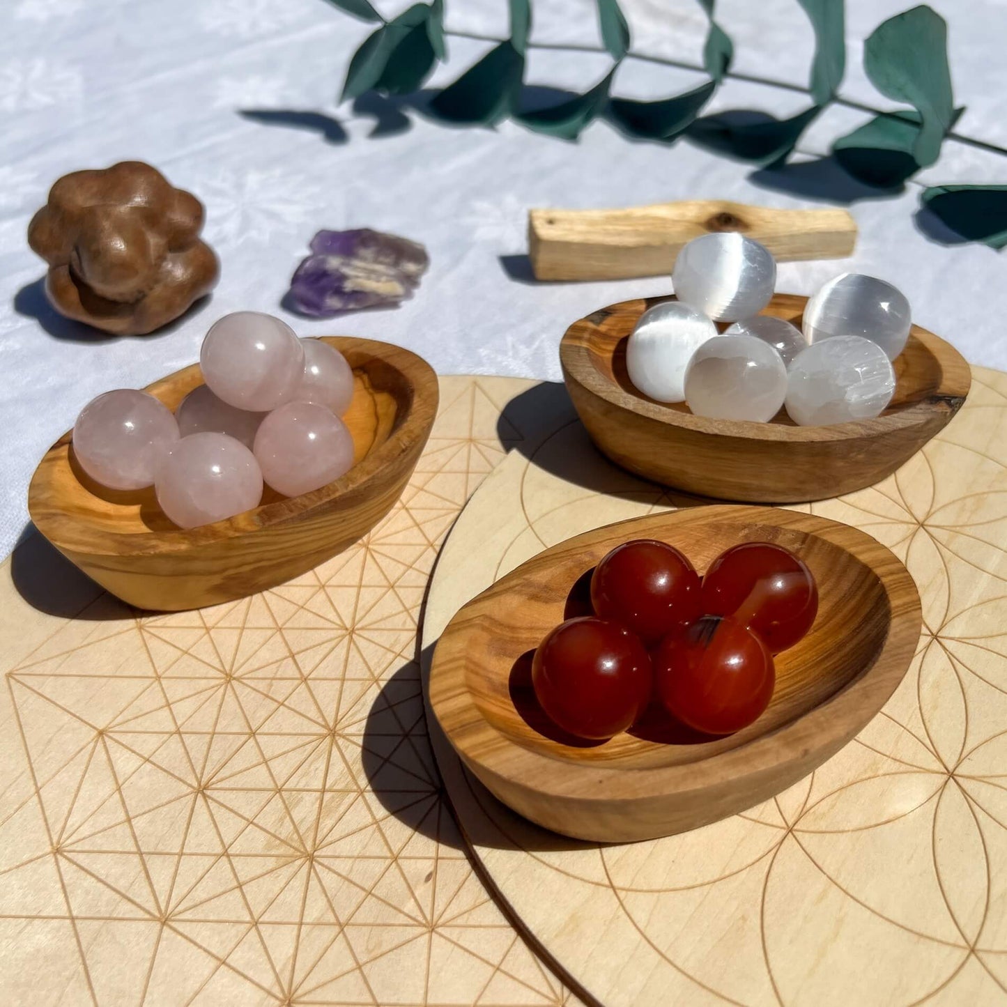 Carnelian Mini Crystal Spheres