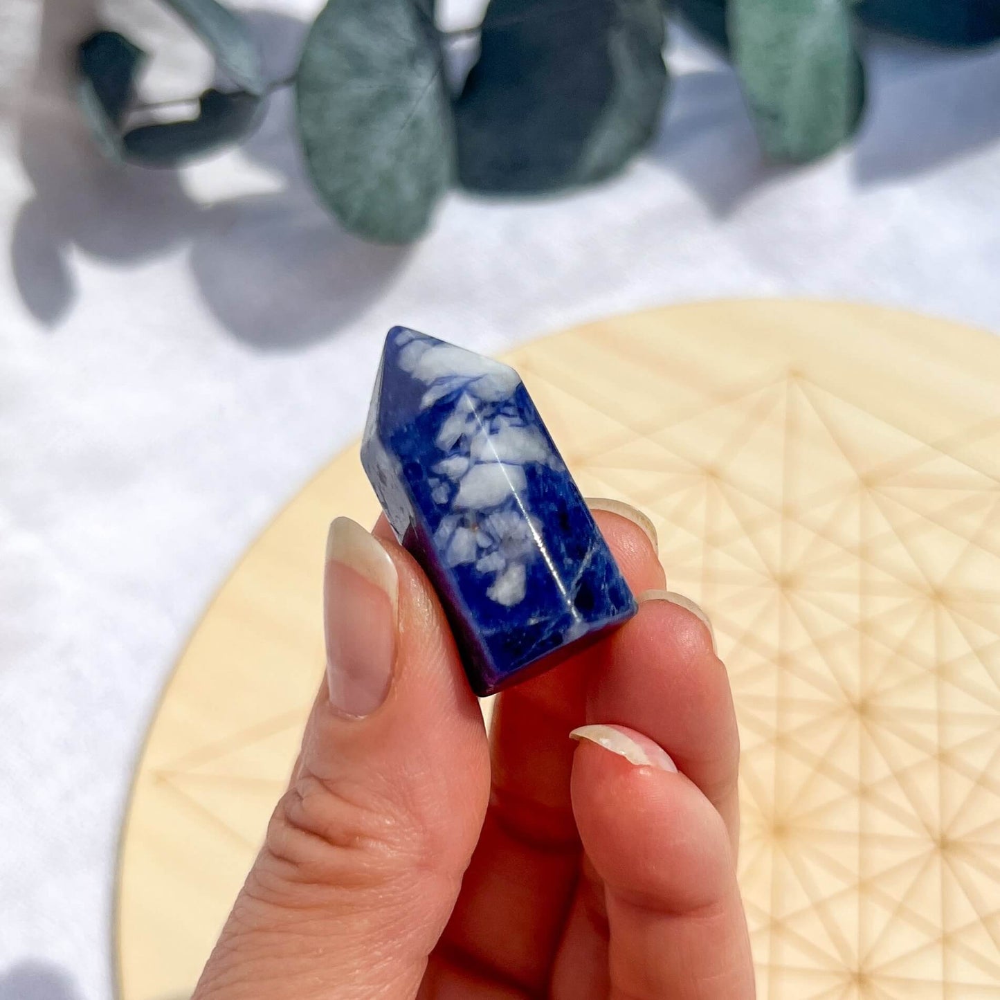 Mini Crystal Tower - Sodalite