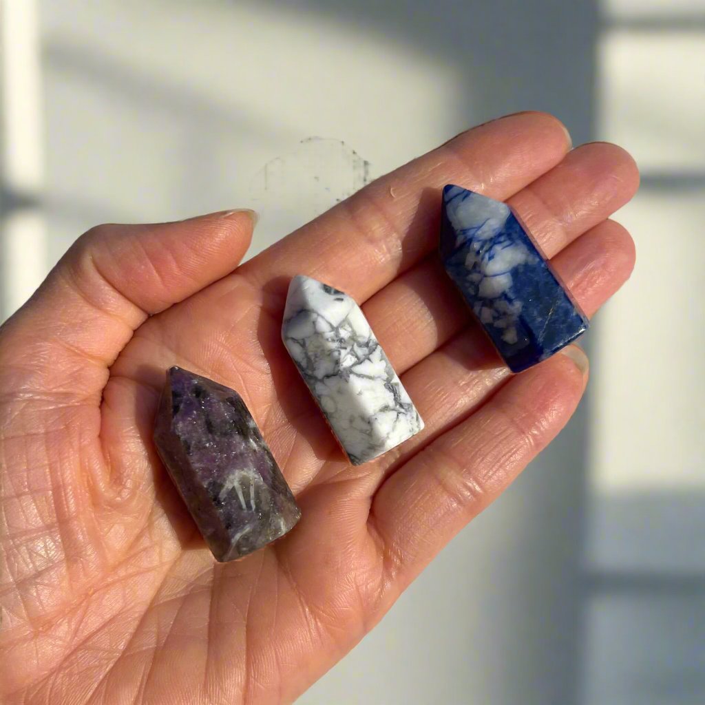 Mini Crystal Tower - Sodalite