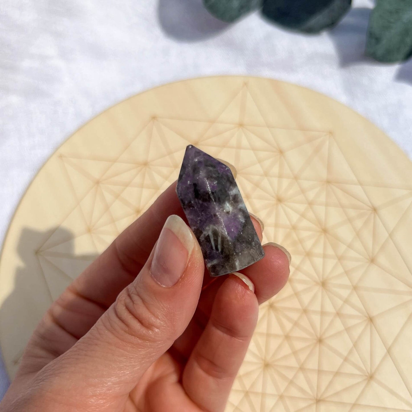 Mini Crystal Tower - Lepidolite