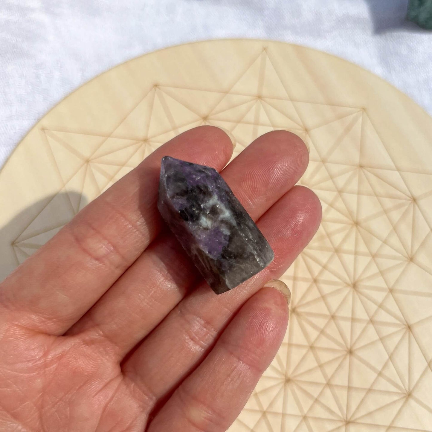 Mini Crystal Tower - Lepidolite