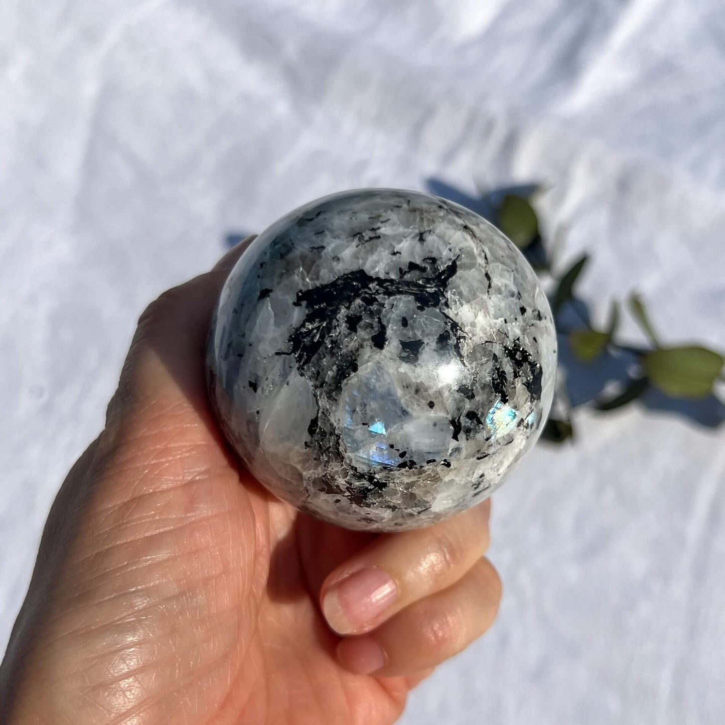 Rainbow Moonstone Sphere 60mm