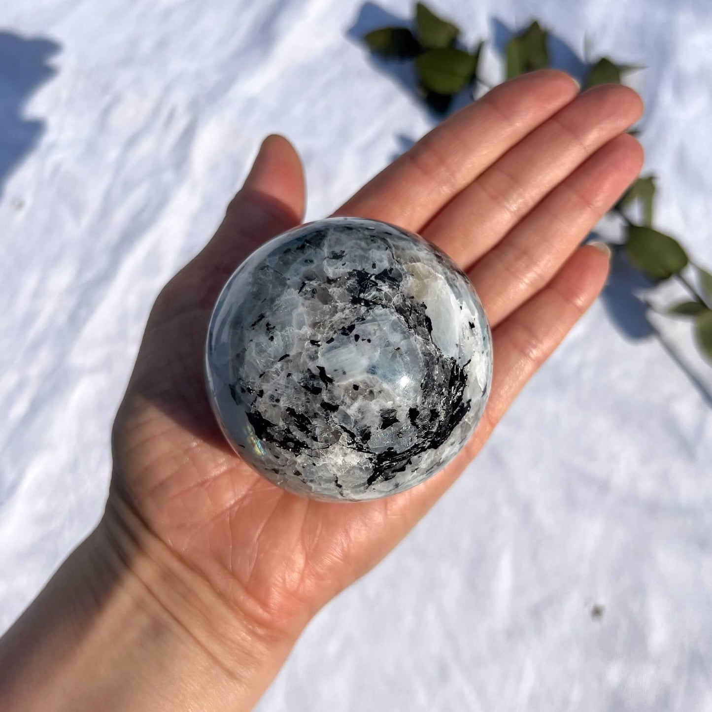 Rainbow Moonstone Sphere 60mm