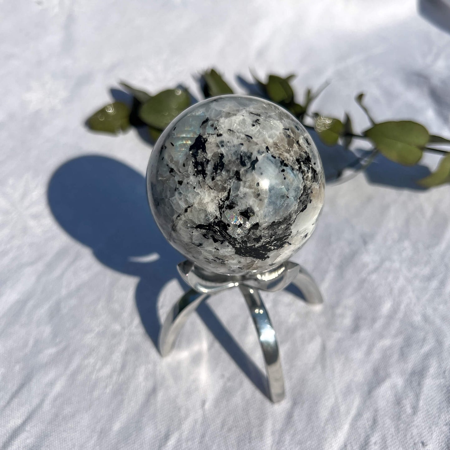 Rainbow Moonstone Sphere 60mm