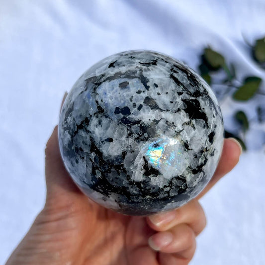 Rainbow Moonstone Sphere 72mm