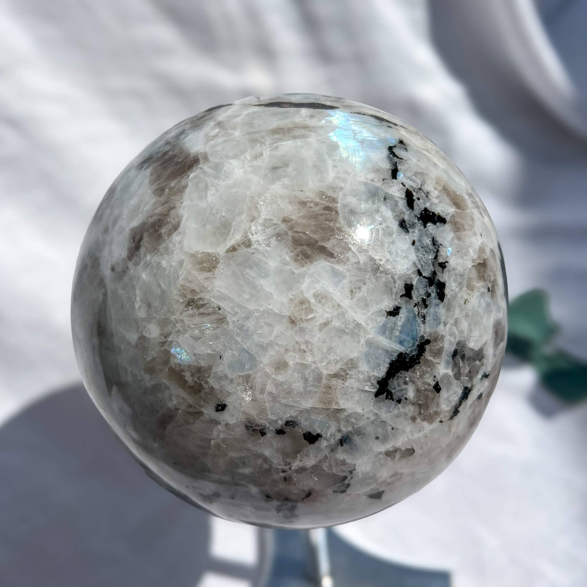 Rainbow Moonstone Sphere 135mm