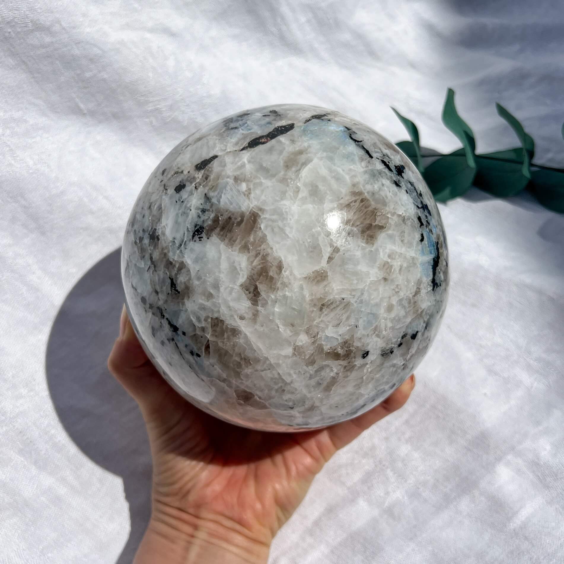Rainbow Moonstone Sphere 135mm