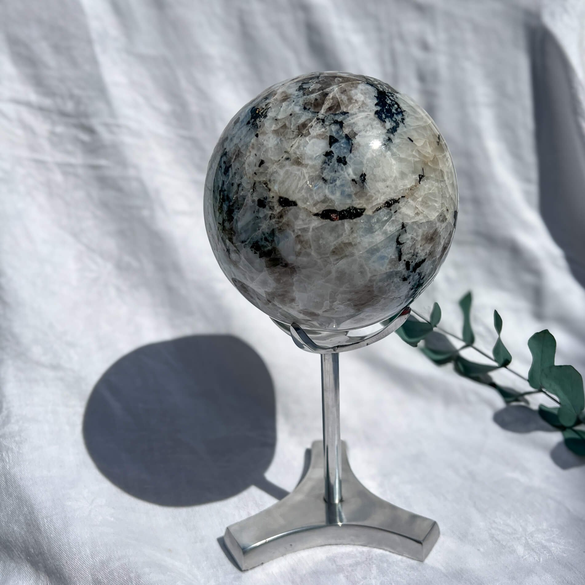 Rainbow Moonstone Sphere 135mm