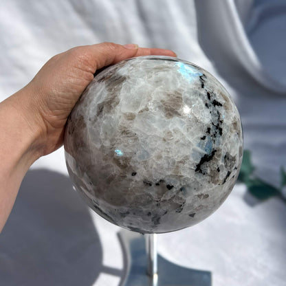 Rainbow Moonstone Sphere 135mm