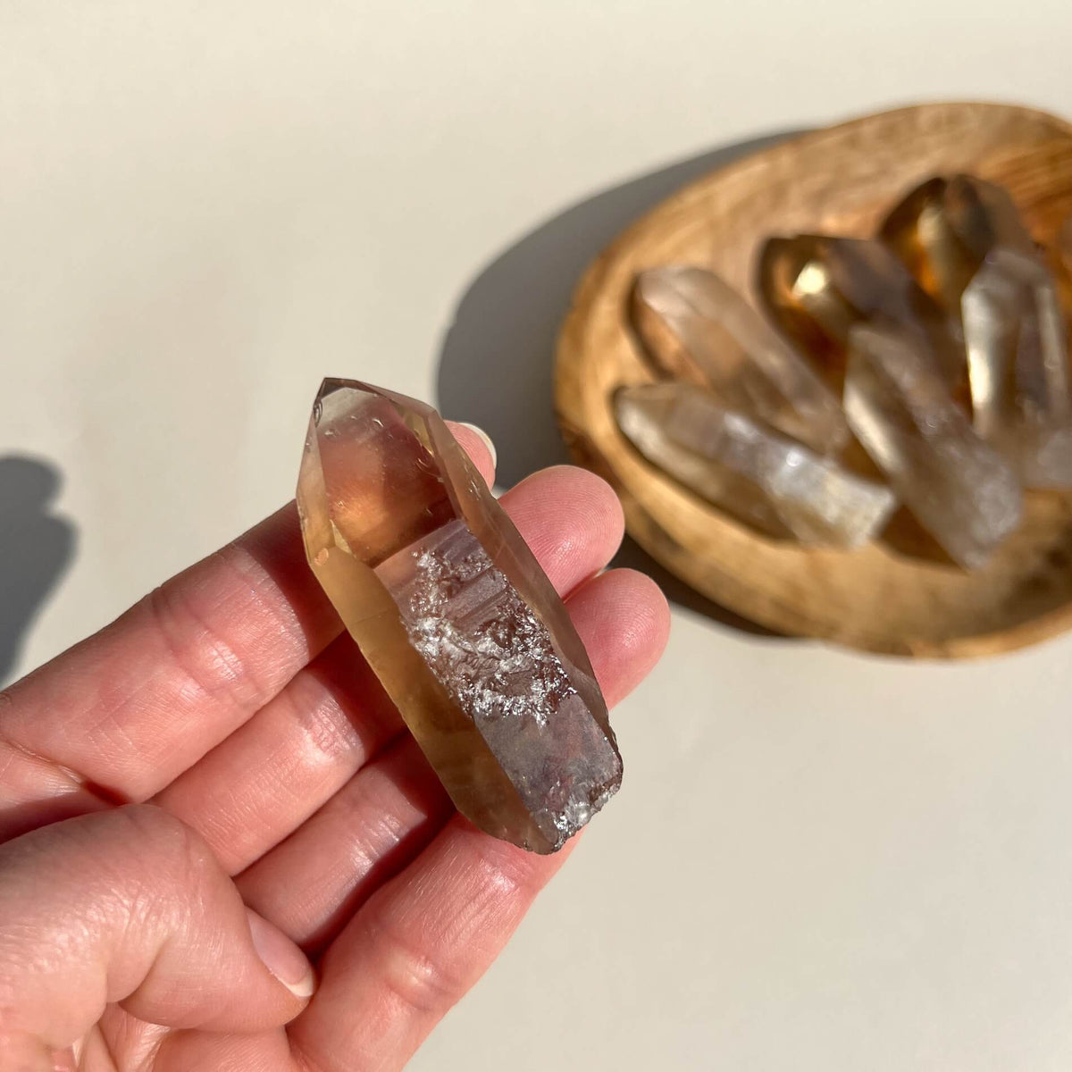 Natural Citrine Crystal Points