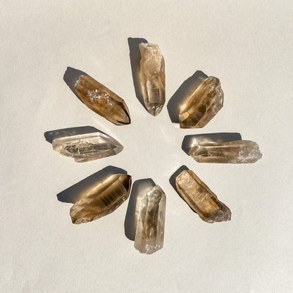 Natural Citrine Crystal Points