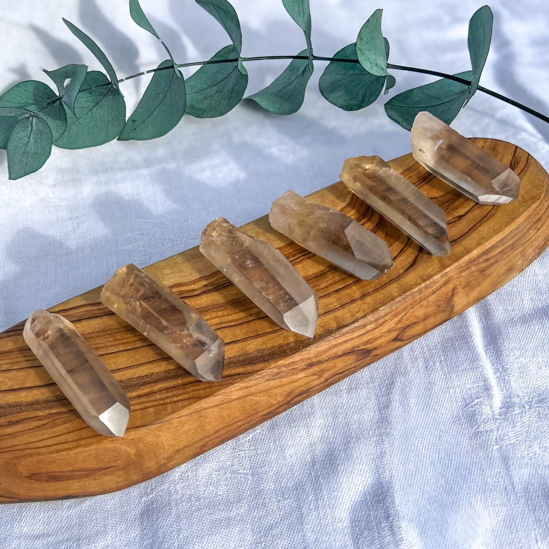 Natural Citrine Crystal Points