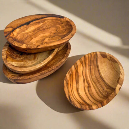 Oval Olive Wood Bowl - Medium