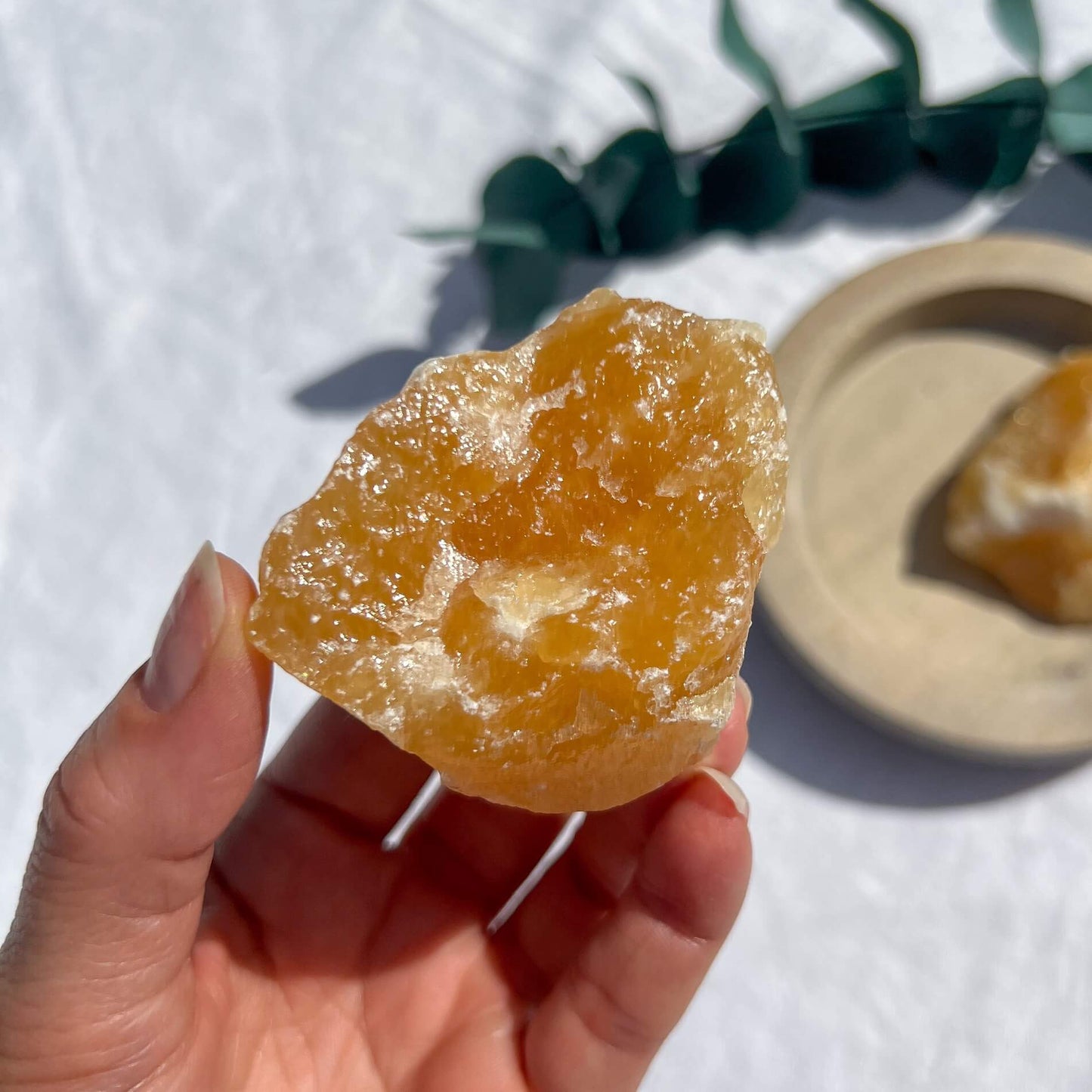 Orange Calcite Raw - Large