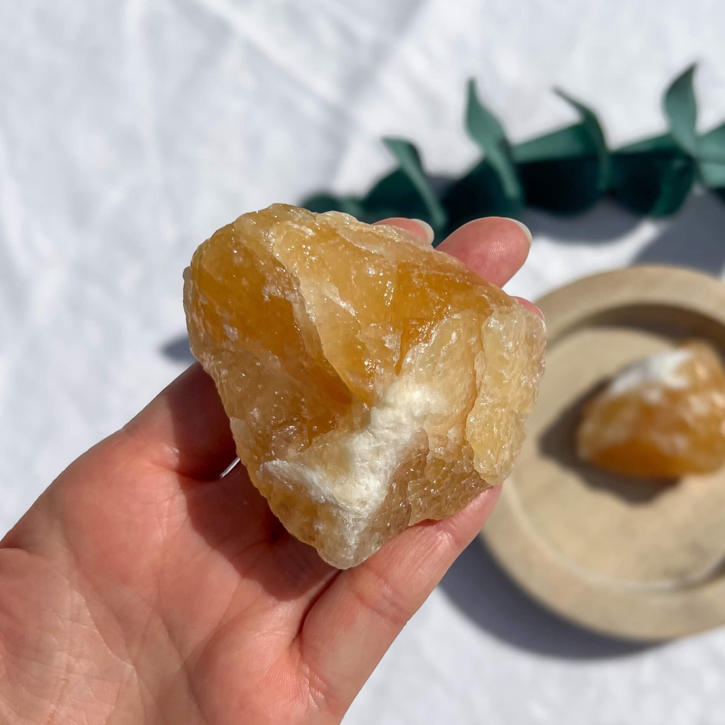 Orange Calcite Raw - Large