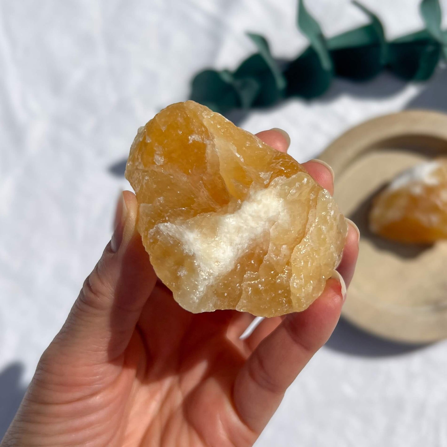 Orange Calcite Raw - Large