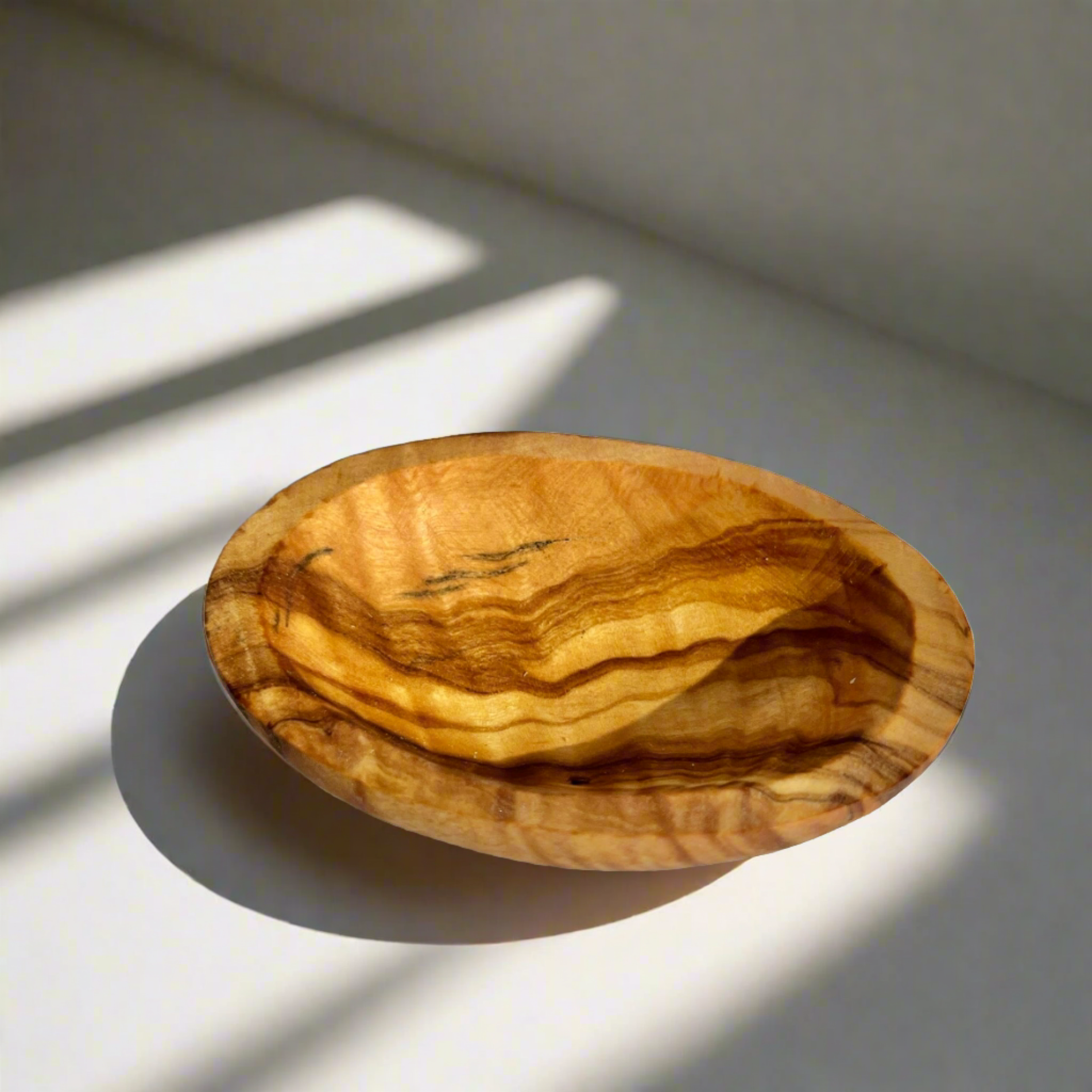 Oval Olive Wood Bowl - Mini