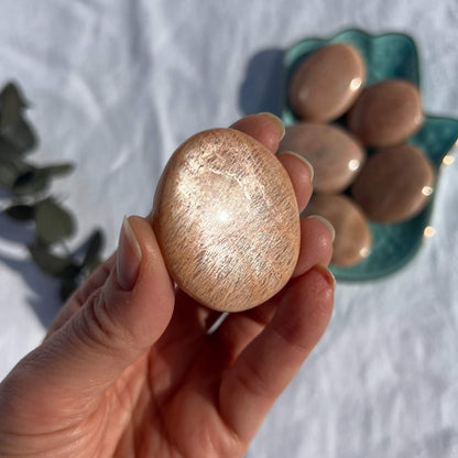 Peach Moonstone Palmstones