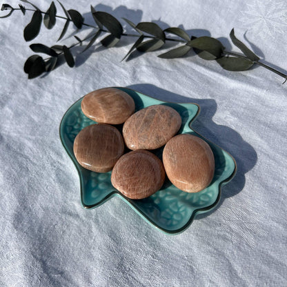 Peach Moonstone Palmstones