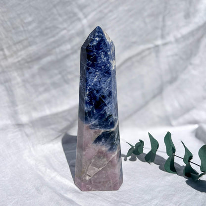 Pink Sodalite Tower XXL - A