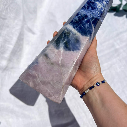 Pink Sodalite Tower XXL - A