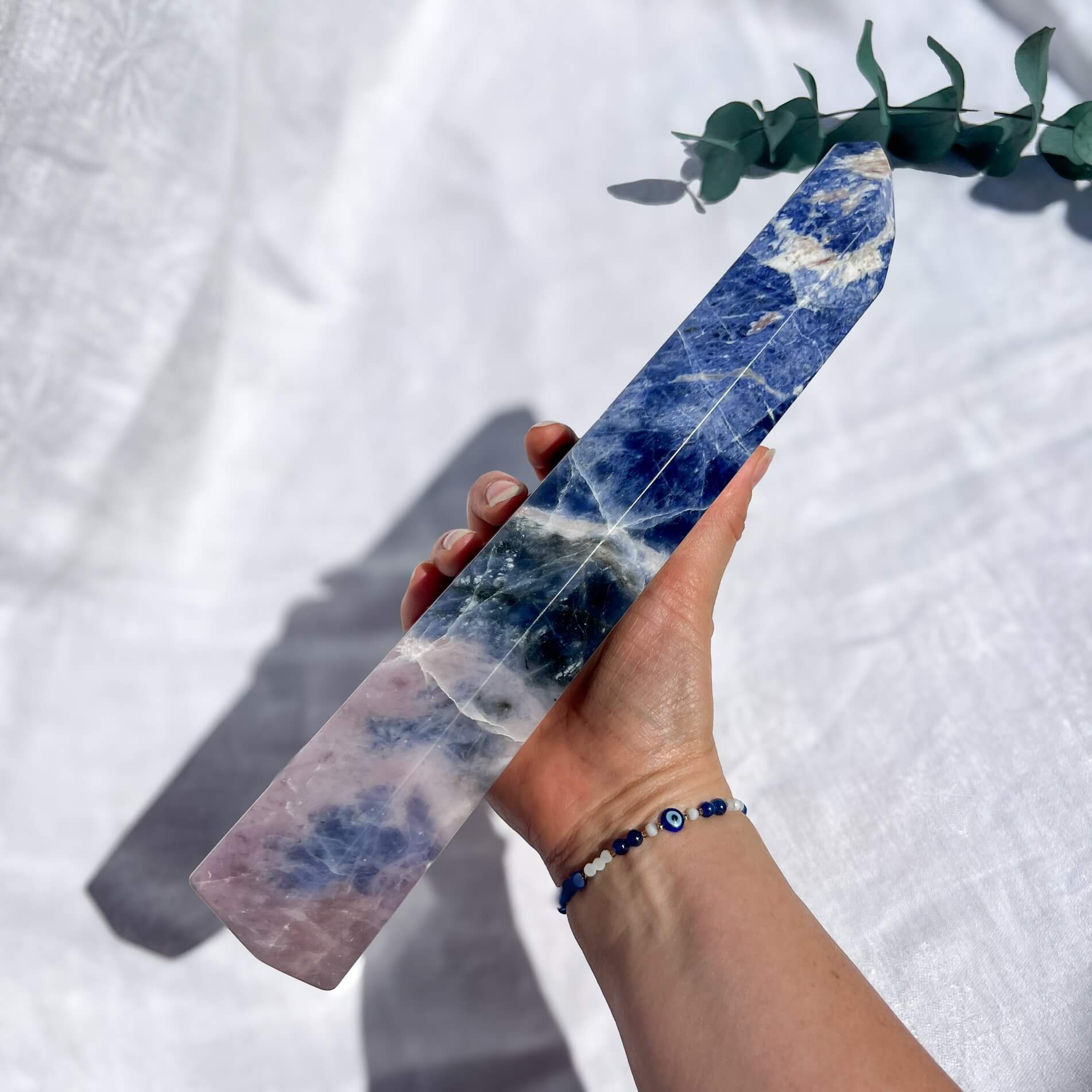 Pink Sodalite Tower XXL - A