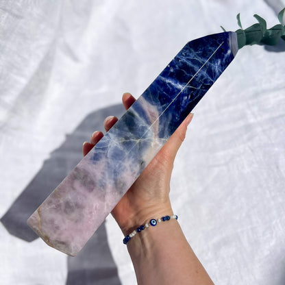 Pink Sodalite Tower XXL - B