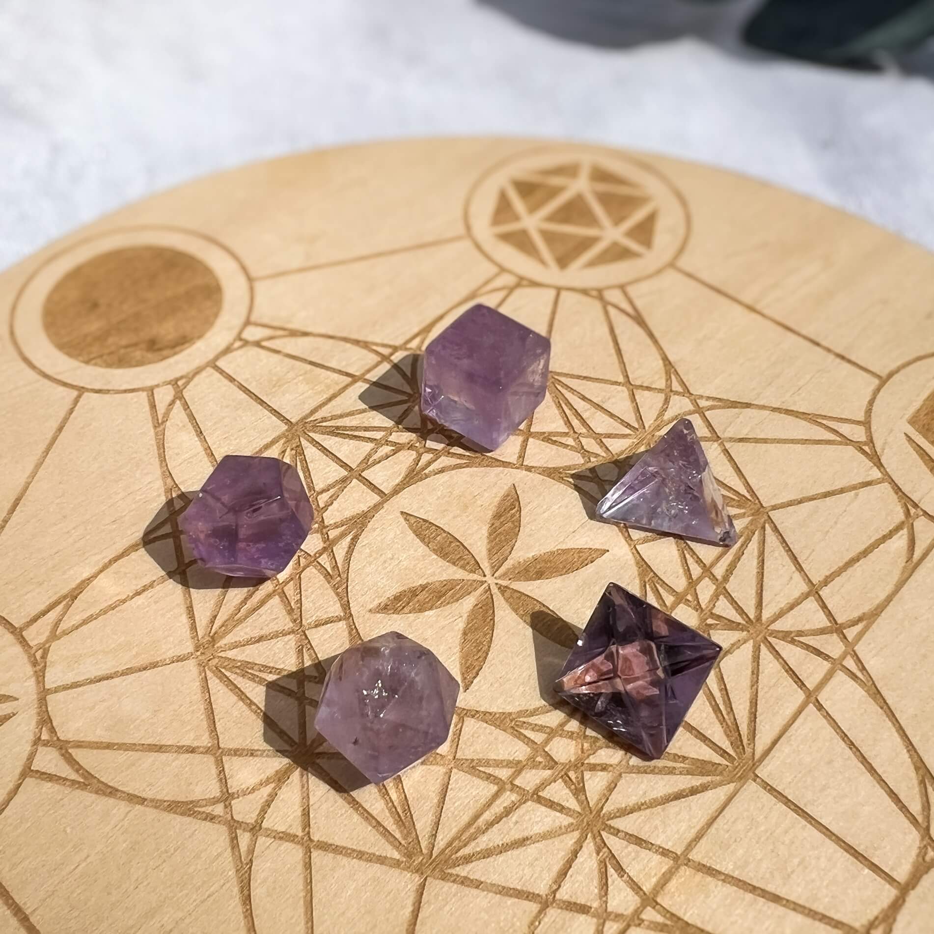 Dragonfly Flower of Life Crystal Gridding Boards - Available in 3 Dragonfly Flower of Life Crystal Gridding Boards - Available in 3