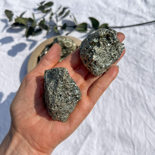 Pyrite Crystal Cluster - Large