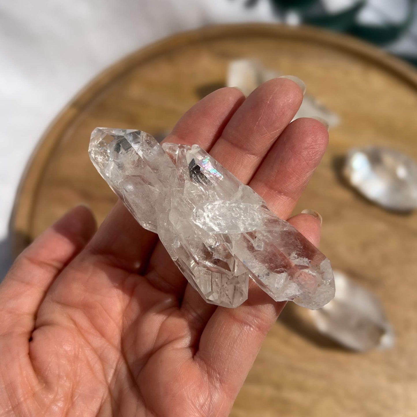 Brazilian Clear Quartz Double Terminated Points - XL