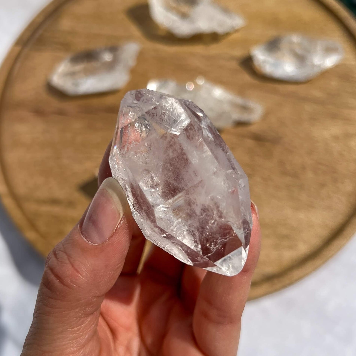 Brazilian Clear Quartz Double Terminated Points - XL