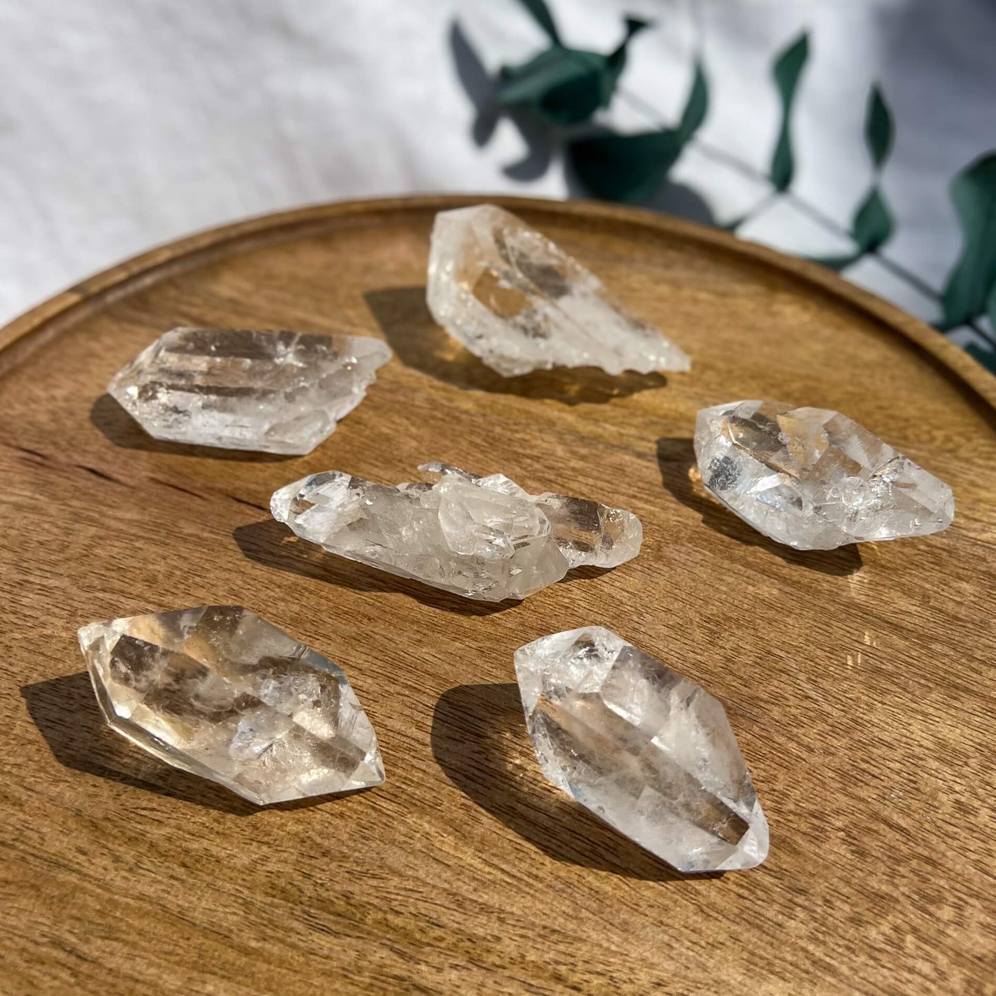 Brazilian Clear Quartz Double Terminated Points - XL