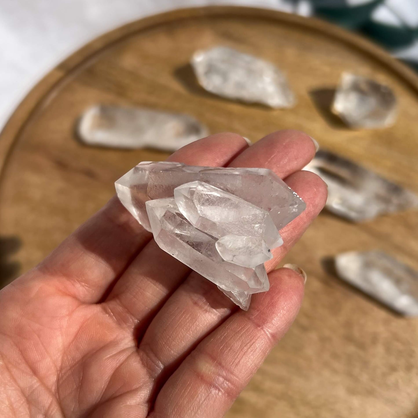 Brazilian Clear Quartz Double Terminated Points - Large