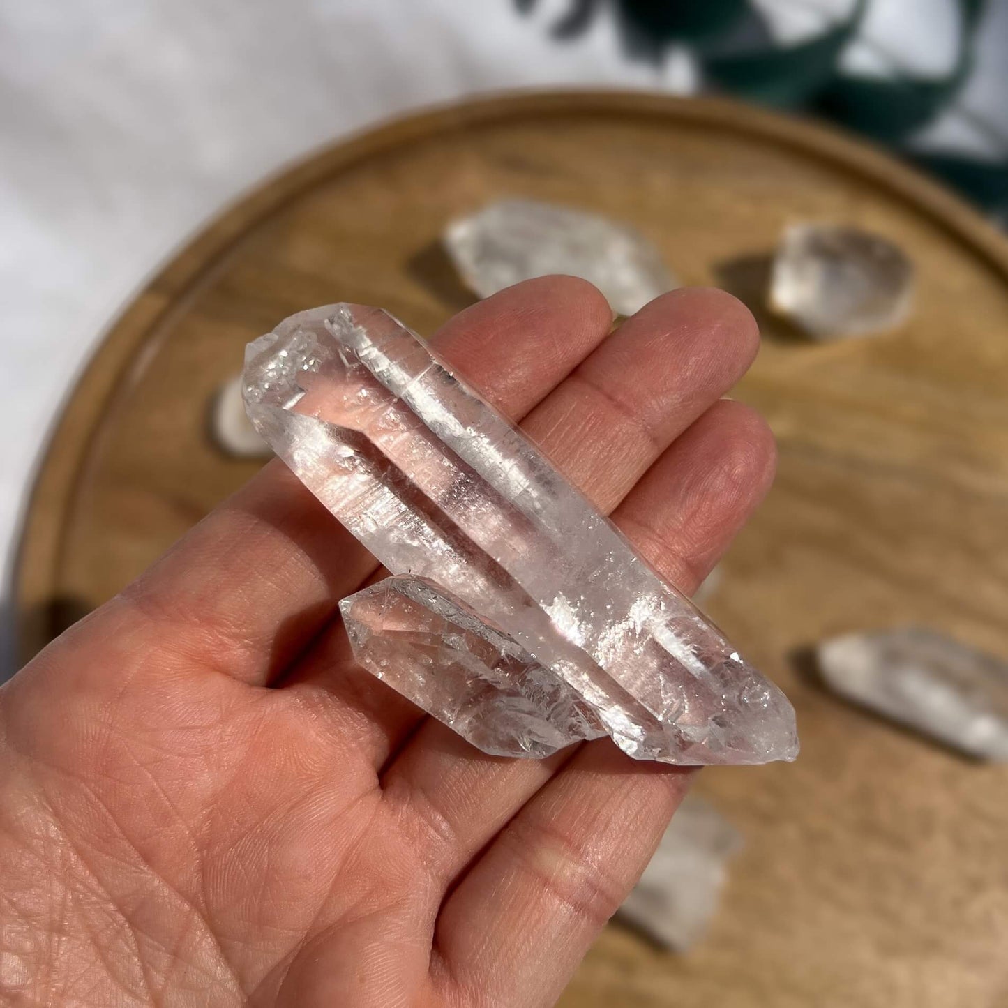 Brazilian Clear Quartz Double Terminated Points - Large